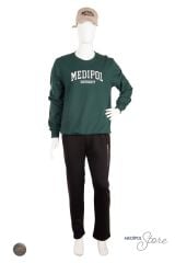 Bisiklet Yaka Sweatshirt