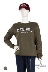 Bisiklet Yaka Sweatshirt