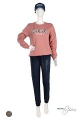 Bisiklet Yaka Sweatshirt