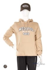 Kapşonlu Sweatshirt BEJ - 2XL