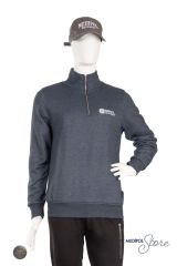 Half Zip Sweatshirt İNDİGO - L